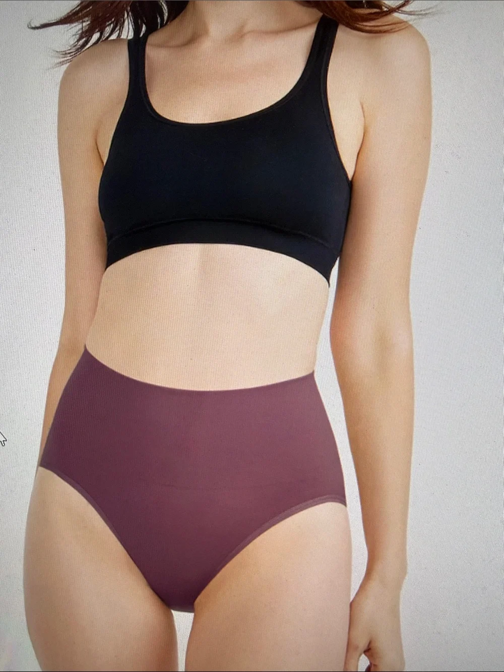 NWT Yummie Sage Shapewear Seamless Brief Crushed Berry L/XL Medium Hold Shaping